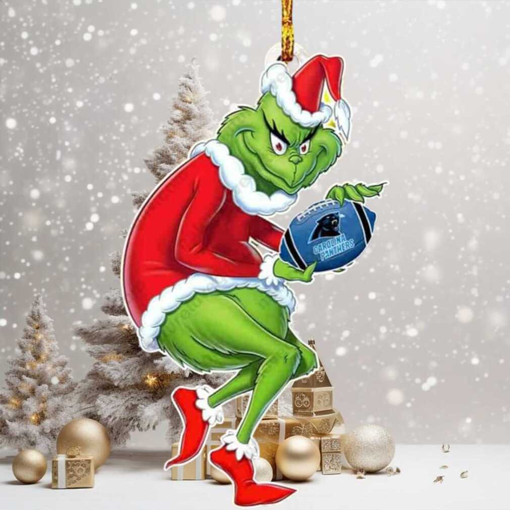 Carolina Panthers X Grinch NFL Christmas Tree Decorations Ornament Carolina Panthers X Grinch NFL Christmas Tree Decorations Ornament
