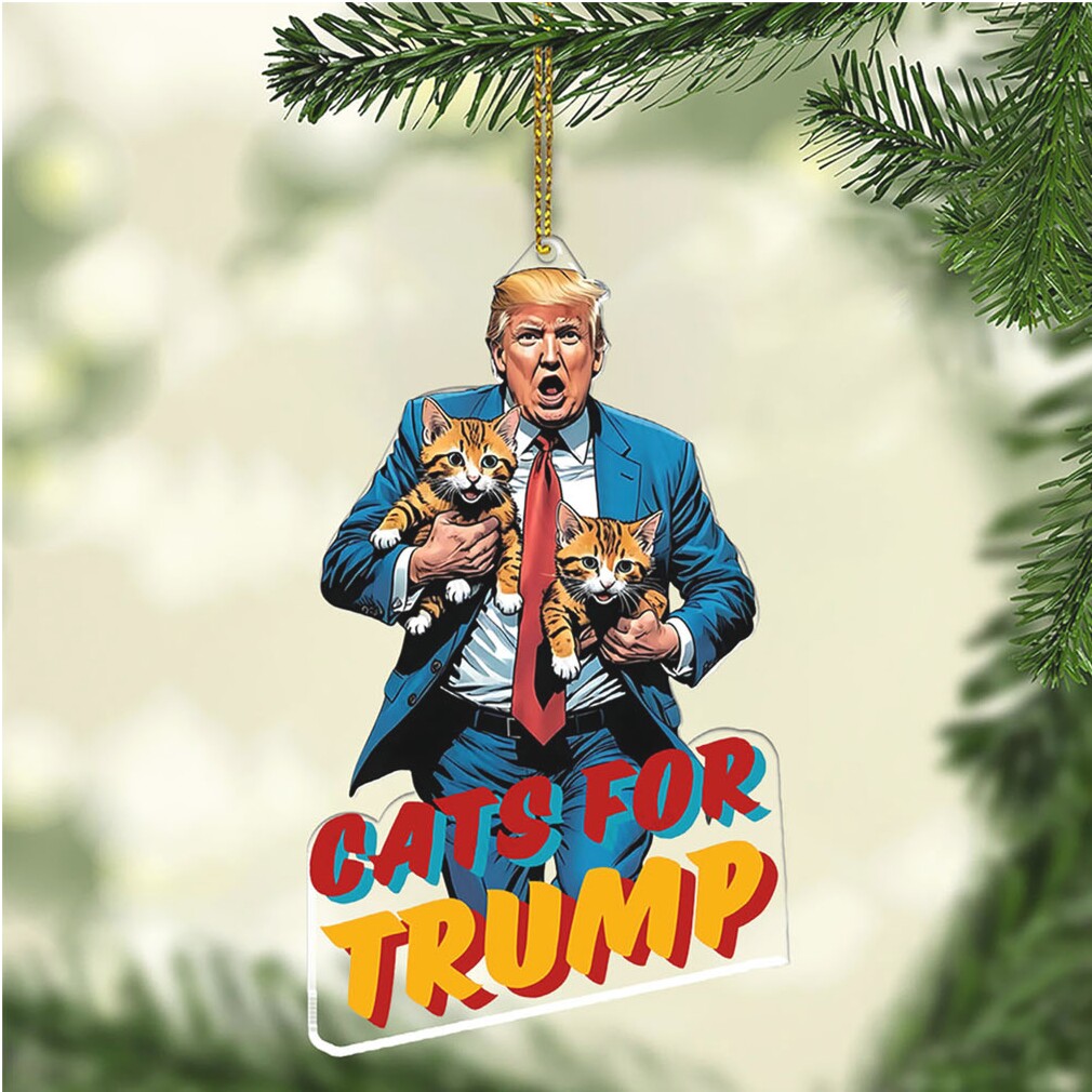 Cats For Trump, Christmas Trump Acrylic Ornament, Perfect for Car & Christmas Tree Decor Cats For Trump, Christmas Trump Acrylic Ornament, Perfect for Car & Christmas Tree Decor