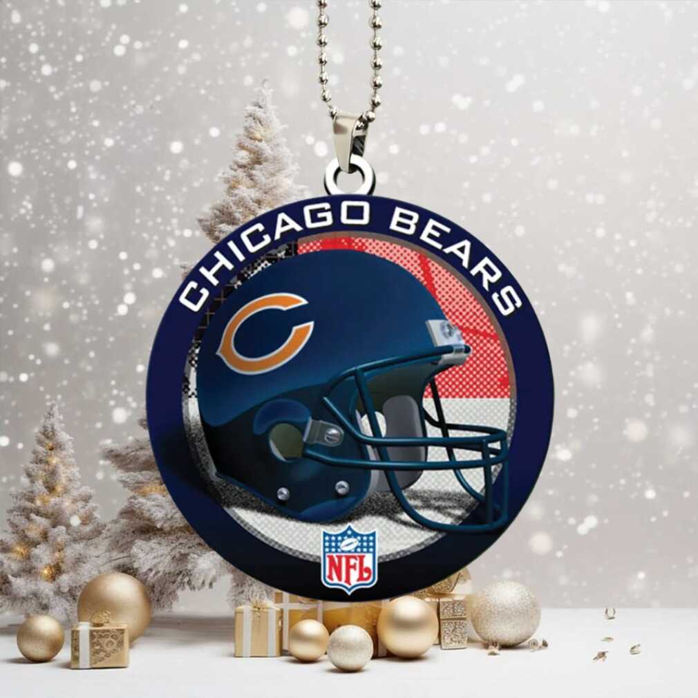 Chicago Bears Football Helmet Christmas Ornament Chicago Bears Football Helmet Christmas Ornament