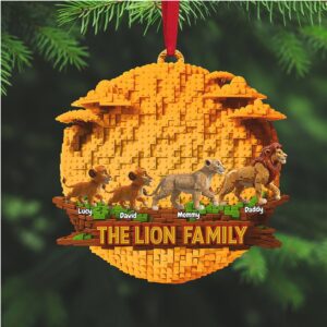 Christmas Family Ornament Personalized Gift For Family Christmas Ornament 02OHTA151025