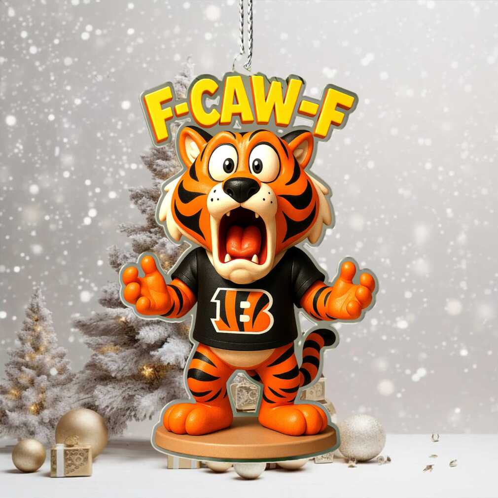 Cincinnati Bengals Mascot Christmas OrnamentS Cincinnati Bengals Mascot Christmas OrnamentS