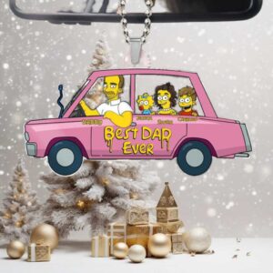 Custom Cartoon Family Car Charm