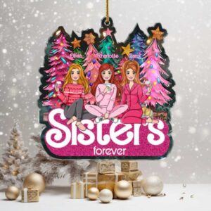 Custom Christmas Tree Ornament   Gift for SisterFriends