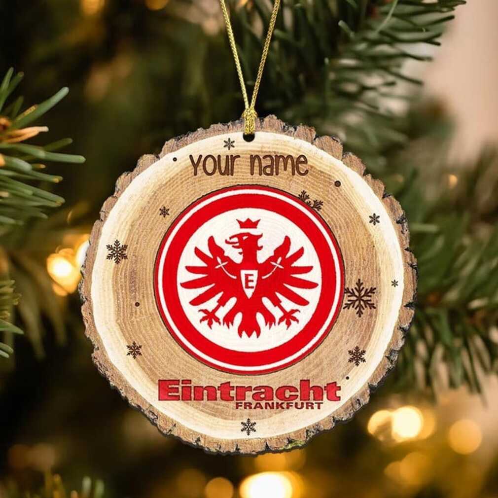 Custom Eintracht Frankfurt Name & Year Christmas Ornament Custom Eintracht Frankfurt Name & Year Christmas Ornament