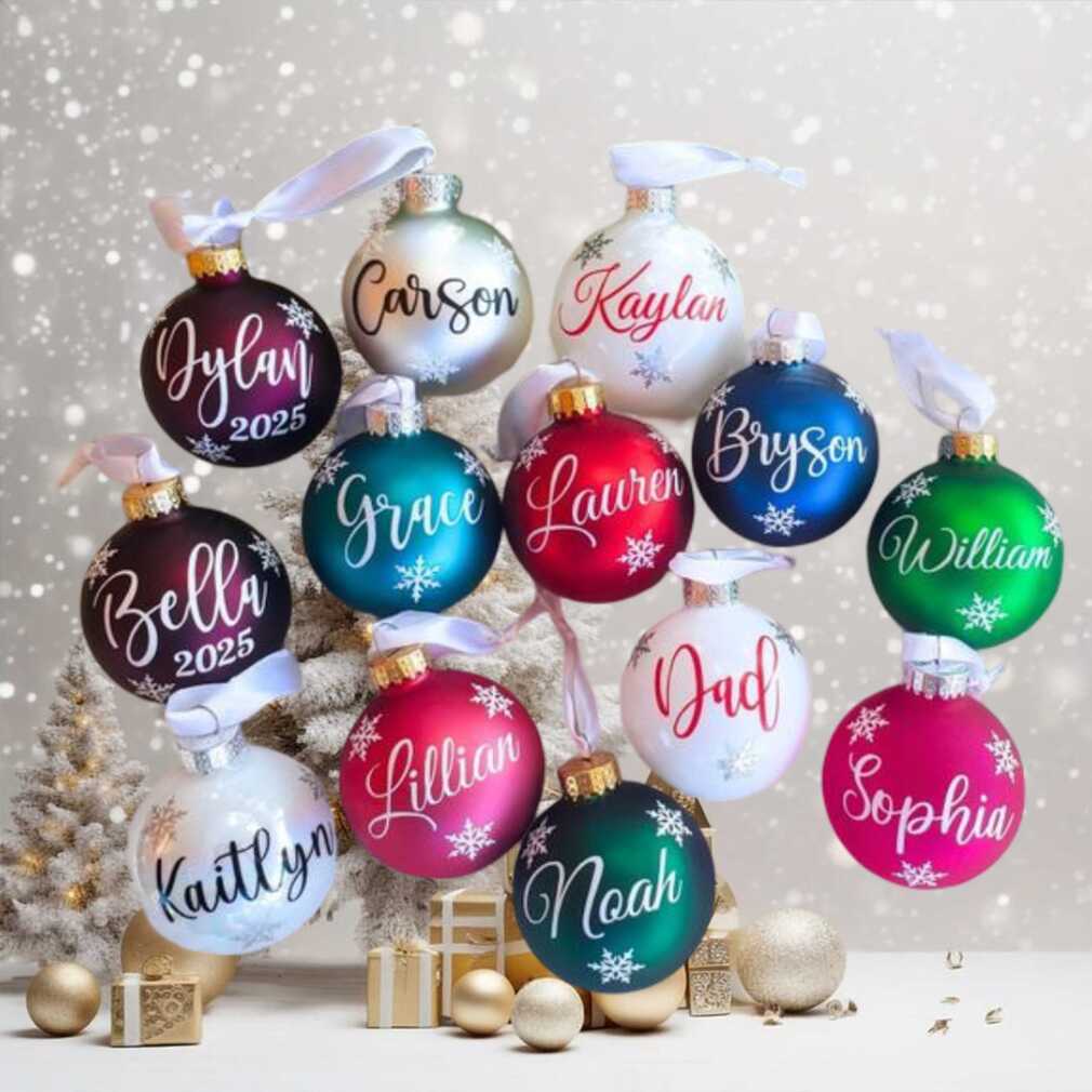 Custom Glass Ball Christmas Ornaments Custom Glass Ball Christmas Ornaments