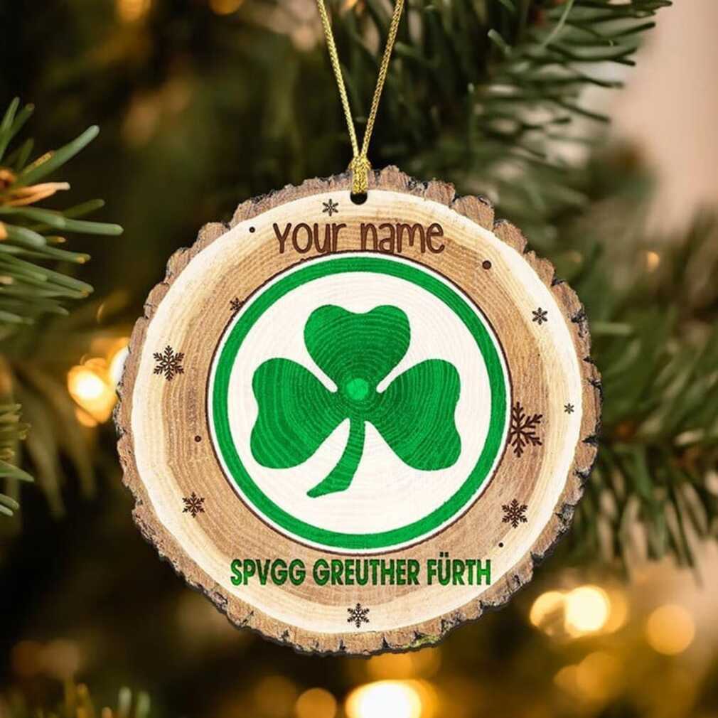 Custom Greuther Fürth Wooden Christmas Ornament Custom Greuther Fürth Wooden Christmas Ornament