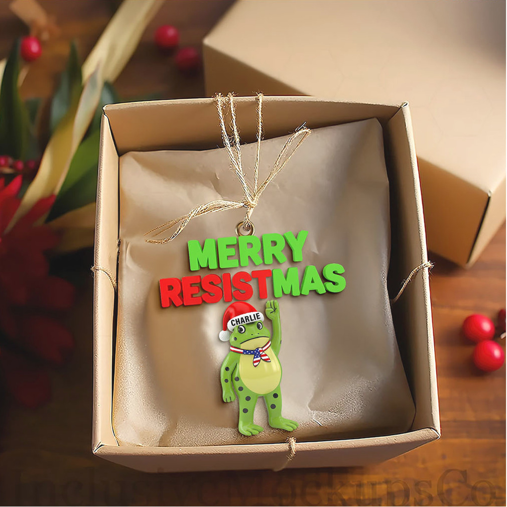 Custom Merry Resistmas Charlie Acrylic Ornament Custom Merry Resistmas Charlie Acrylic Ornament