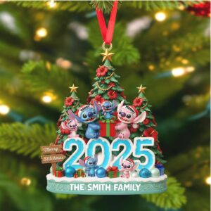 Custom Merry Stitchmas Family Keepsake 2025 Custom Merry Stitchmas Family Keepsake 2025