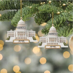 Custom Name 250 Years 1776 2026 Acrylic Ornament Patriotic 4th of July Christmas Ornament Custom Name 250 Years 1776 2026 Acrylic Ornament Patriotic 4th of July Christmas Ornament