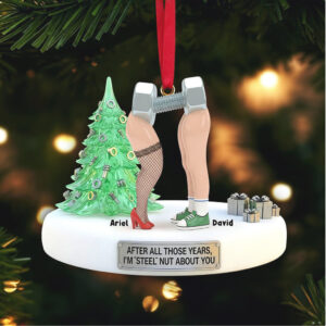 Custom Name & Date Steel Nut About You Holiday Decoration