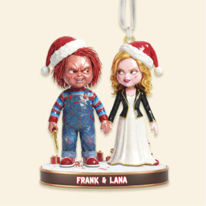 Custom Name Horror Movies Characters Christmas Acrylic Ornament