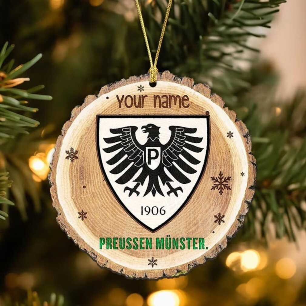 Custom Name Preußen Münster Wooden Ornament Custom Name Preußen Münster Wooden Ornament