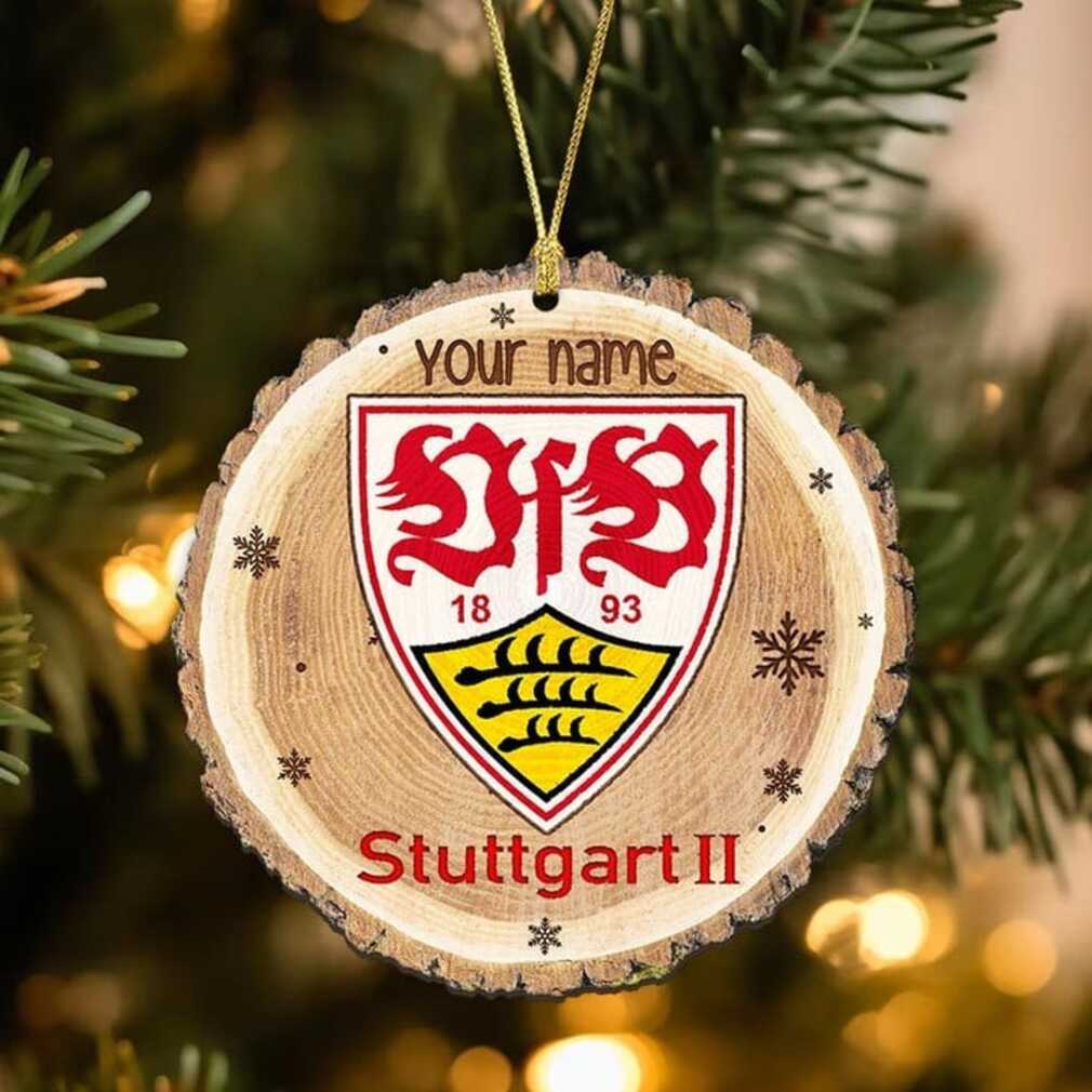 Custom Name VfB Stuttgart 1893 Football Club Christmas Ornament Custom Name VfB Stuttgart 1893 Football Club Christmas Ornament