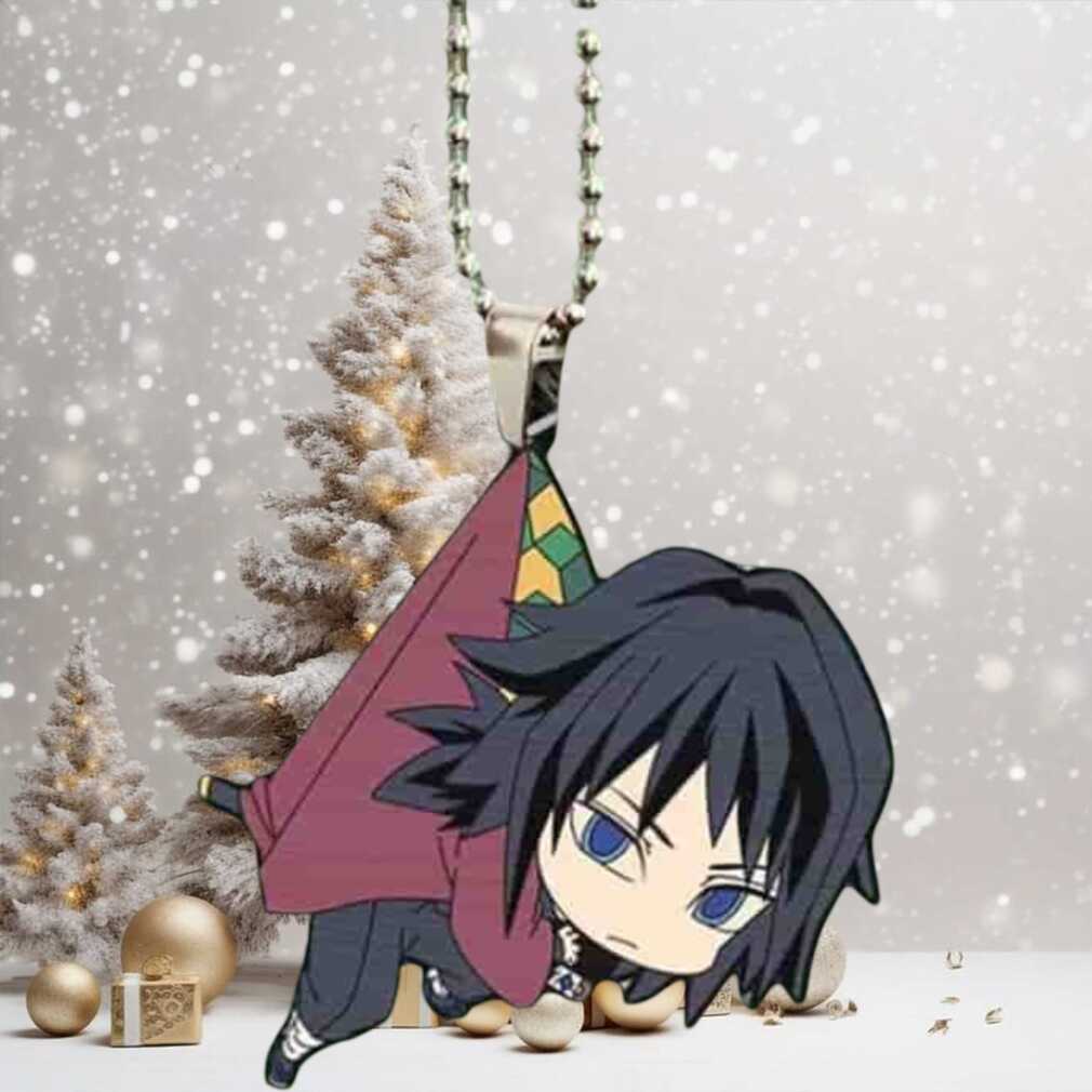 Cute Anime Demon Slayer Giyu Tomioka Tree Christmas Decorations For Holiday Ornament 2025 Gift Cute Anime Demon Slayer Giyu Tomioka Tree Christmas Decorations For Holiday Ornament 2025 Gift