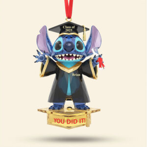 Cute Monster Graduation Ornament Personalized Gifts For Graduates 03nati131025