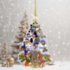 Darth Vader May the Festive Force Be With You Meditating Snow Globe Ornament Darth Vader May the Festive Force Be With You Meditating Snow Globe Ornament