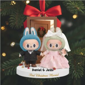 Daniel & Jessi Custom Wedding Christmas Ornament