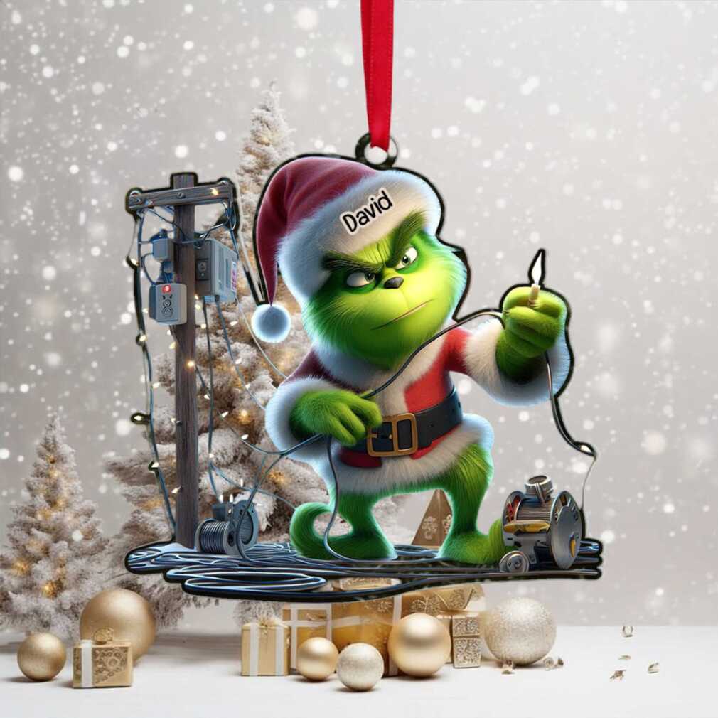 David’s Bright Idea Personalized Grinch Christmas Ornament David’s Bright Idea Personalized Grinch Christmas Ornament