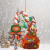 Detroit Lions NFL x Grinch Custom Name Candy Cane Christmas Tree Decorations Ornament Detroit Lions NFL x Grinch Custom Name Candy Cane Christmas Tree Decorations Ornament
