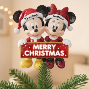 Disney Couple's Christmas Ornament Thomas & Sophia Design