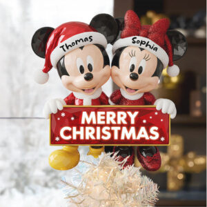 Disney Couple's Christmas Ornament Thomas & Sophia Design