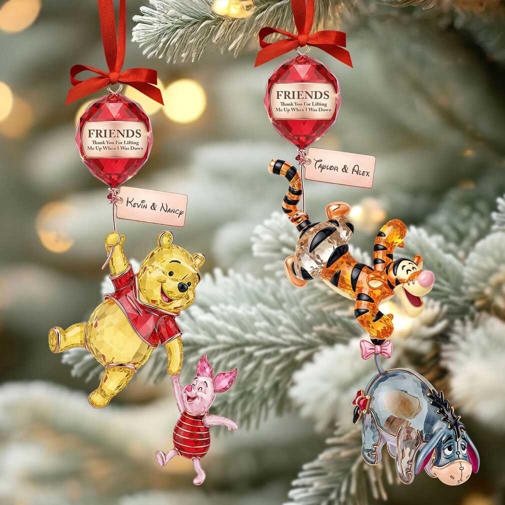 Disney Winnie the Pooh & Friends Crystal Ornaments Disney Winnie the Pooh & Friends Crystal Ornaments