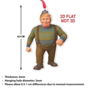 Donald Trump Acrylic Ornament, Oaken Frozen Christmas Ornament, Perfect for Car & Christmas Tree Decor 68339 Donald Trump Acrylic Ornament, Oaken Frozen Christmas Ornament, Perfect for Car & Christmas Tree Decor 68339