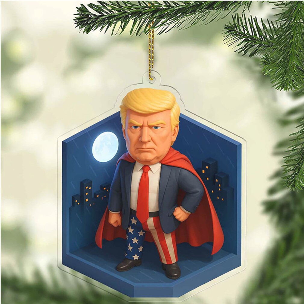 Donald Trump Hero Acrylic Ornament President Trump Ornament Gift Patriotic MAGA Christmas & Car Decor Donald Trump Hero Acrylic Ornament President Trump Ornament Gift Patriotic MAGA Christmas & Car Decor