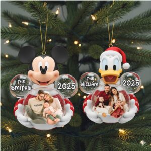Family Memories Ornament – Personalized Custom Photo Gift For Family 01PGLU061125