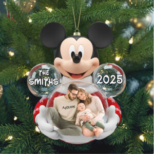 Family Memories Ornament – Personalized Custom Photo Gift For Family 01PGLU061125