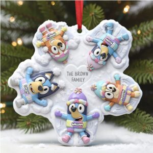 Family Snowflake Ornament Personalized Gift For Family