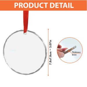 First Christmas in My Forever Home Glass Ornament Custom Photo Glass Ornament Personalized Gift For Dog Lovers