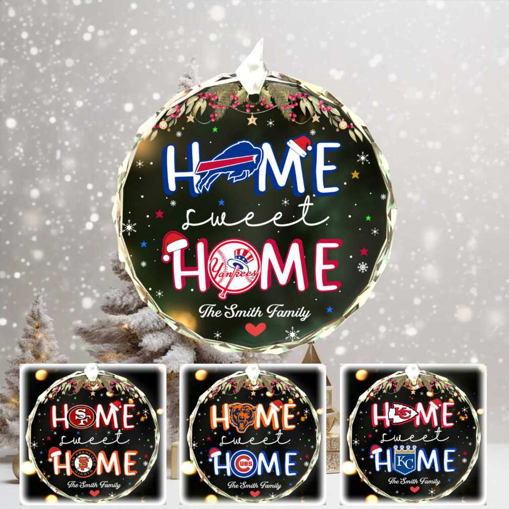 Customizable Home Sweet Home Sports Team Ornament Customizable Home Sweet Home Sports Team Ornament
