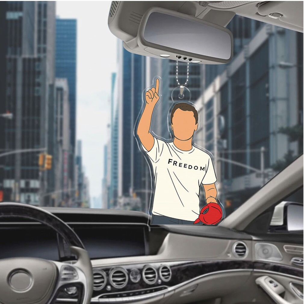 Freedom Charlie Kirk Car Ornament Charlie Free Speech Hero Ornament MAGA Christmas Ornament Freedom Charlie Kirk Car Ornament Charlie Free Speech Hero Ornament MAGA Christmas Ornament