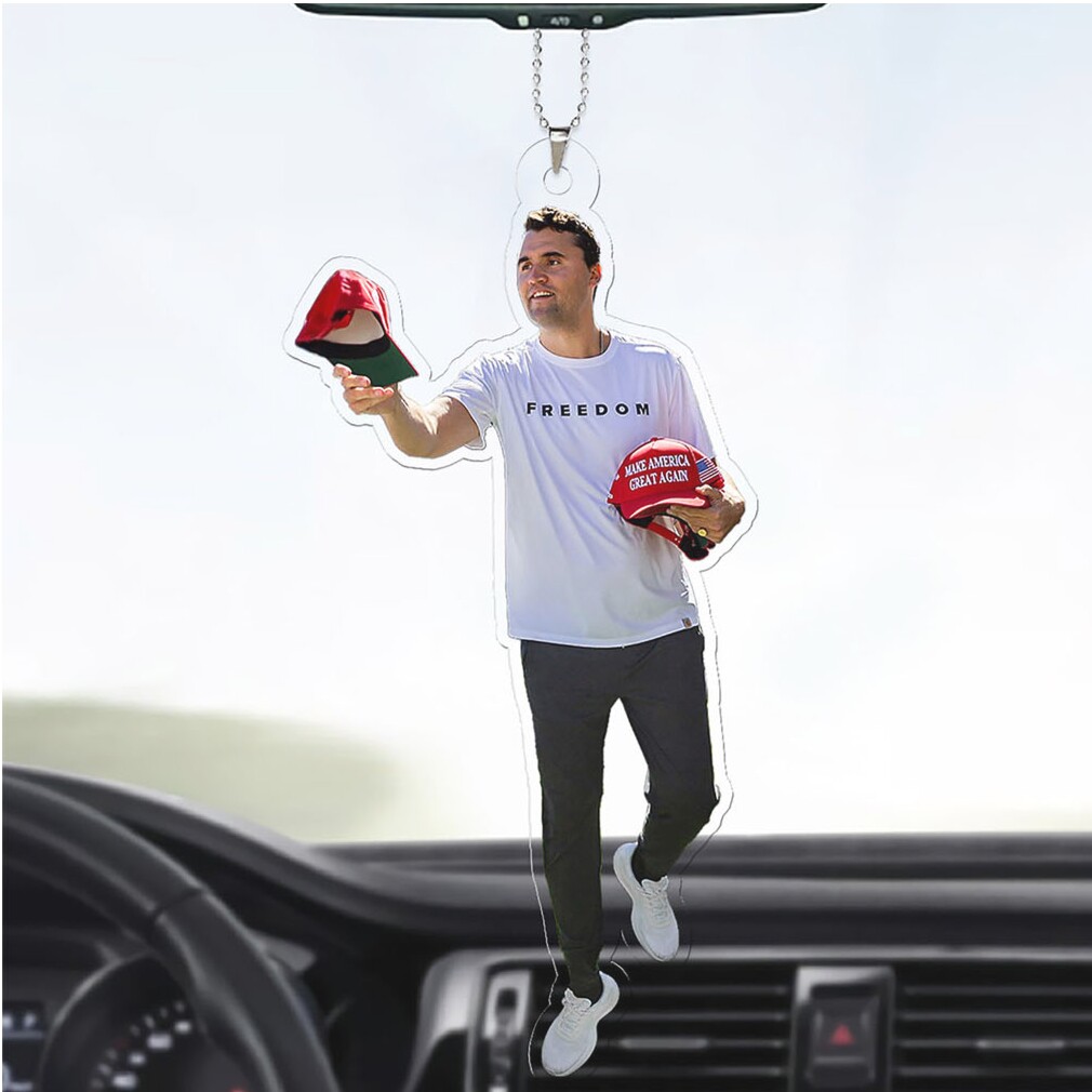 Freedom Charlie Kirk Car Ornament Charlie Memorial Ornament MAGA Christmas Ornament Freedom Charlie Kirk Car Ornament Charlie Memorial Ornament MAGA Christmas Ornament