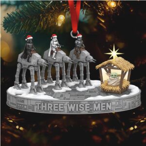 Fun Cosmic Christmas Three Wise Men Ornament Gifts For Movie Fans 01qhqn101025
