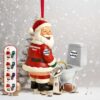 Personalized The Brown Family House Divided Football Ornament Personalized The Brown Family House Divided Football Ornament
