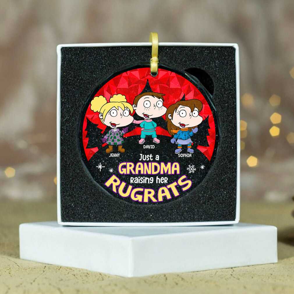 Grandma’s Raising Her Rugrats Personalized Ornament Grandma’s Raising Her Rugrats Personalized Ornament