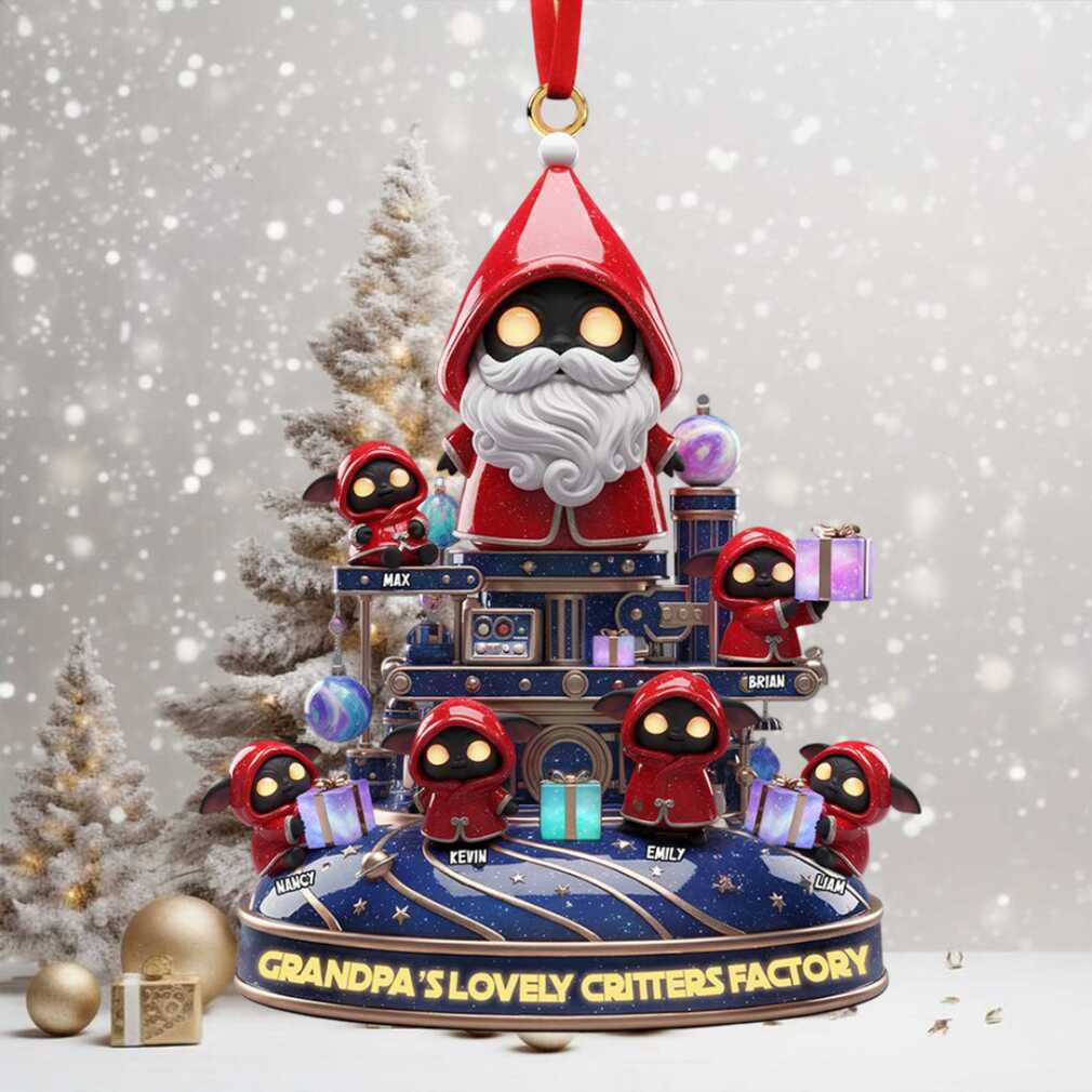 Grandpa’s Lovely Critters Factory Personalized Christmas Ornament Grandpa’s Lovely Critters Factory Personalized Christmas Ornament