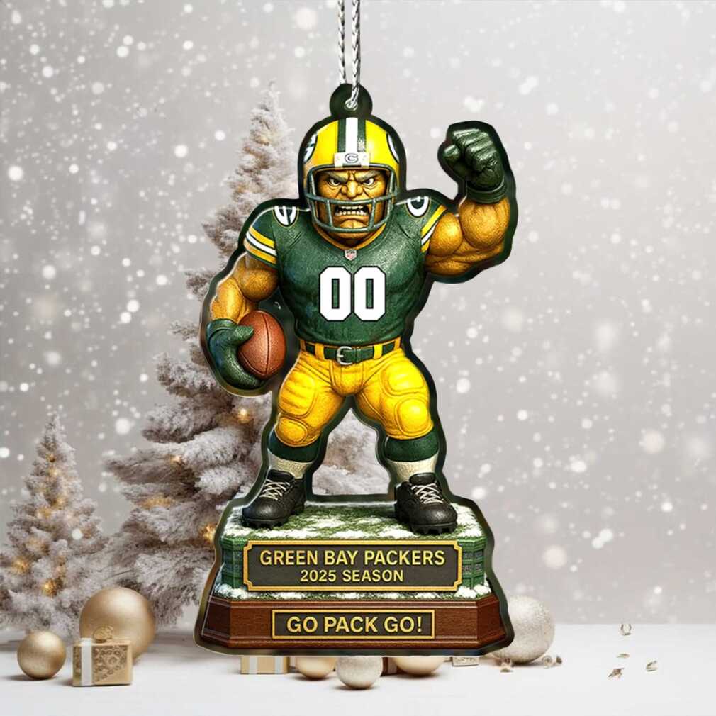 Green Bay Packers 2025 Season Mascot Ornament Green Bay Packers 2025 Season Mascot Ornament