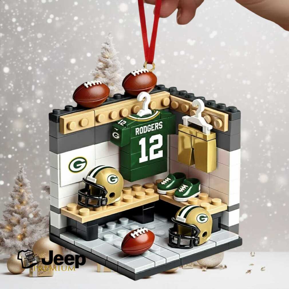 Green Bay Packers Locker Room Brick Ornament