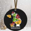 Carolina Panthers X Grinch NFL Christmas Tree Decorations Ornament Carolina Panthers X Grinch NFL Christmas Tree Decorations Ornament