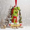 Grinch Personalized Gift For Christmas, Coworker Acrylic Ornament Grinch Personalized Gift For Christmas, Coworker Acrylic Ornament