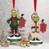 Grinch Kissing Couple Custom Shape Acrylic Ornament, Personalized Gifts For Christmas Grinch Kissing Couple Custom Shape Acrylic Ornament, Personalized Gifts For Christmas