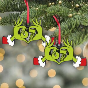 Grinch Six Seven Meme Acrylic Ornament 6 7 Christmas Decoration Holiday Gift for Men Women 6 Grinch Six Seven Meme Acrylic Ornament 6 7 Christmas Decoration Holiday Gift for Men Women 6