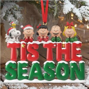 Hallmark Peanuts Gang Tis the Season Christmas Ornament