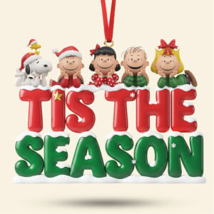 Hallmark Peanuts Gang Tis the Season Christmas Ornament