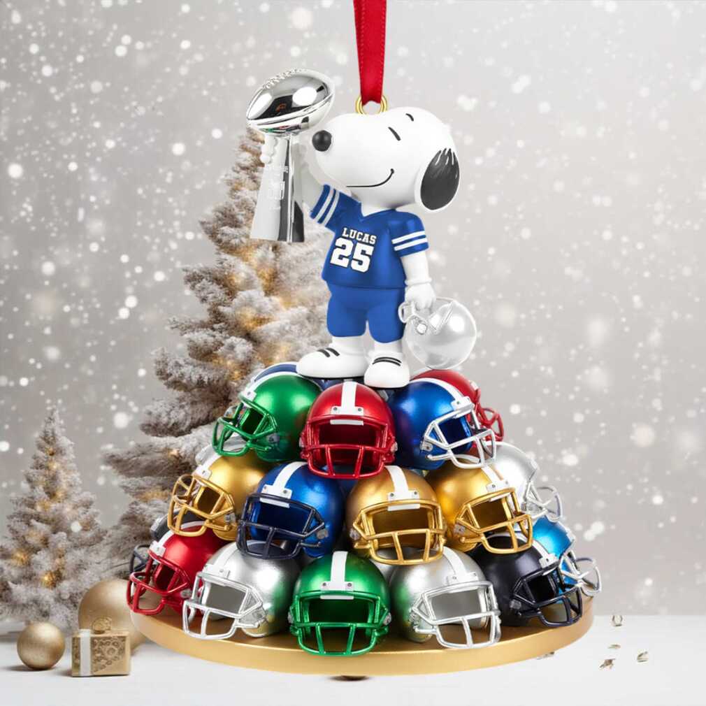 Hallmark Peanuts Snoopy Football Christmas Ornament Hallmark Peanuts Snoopy Football Christmas Ornament