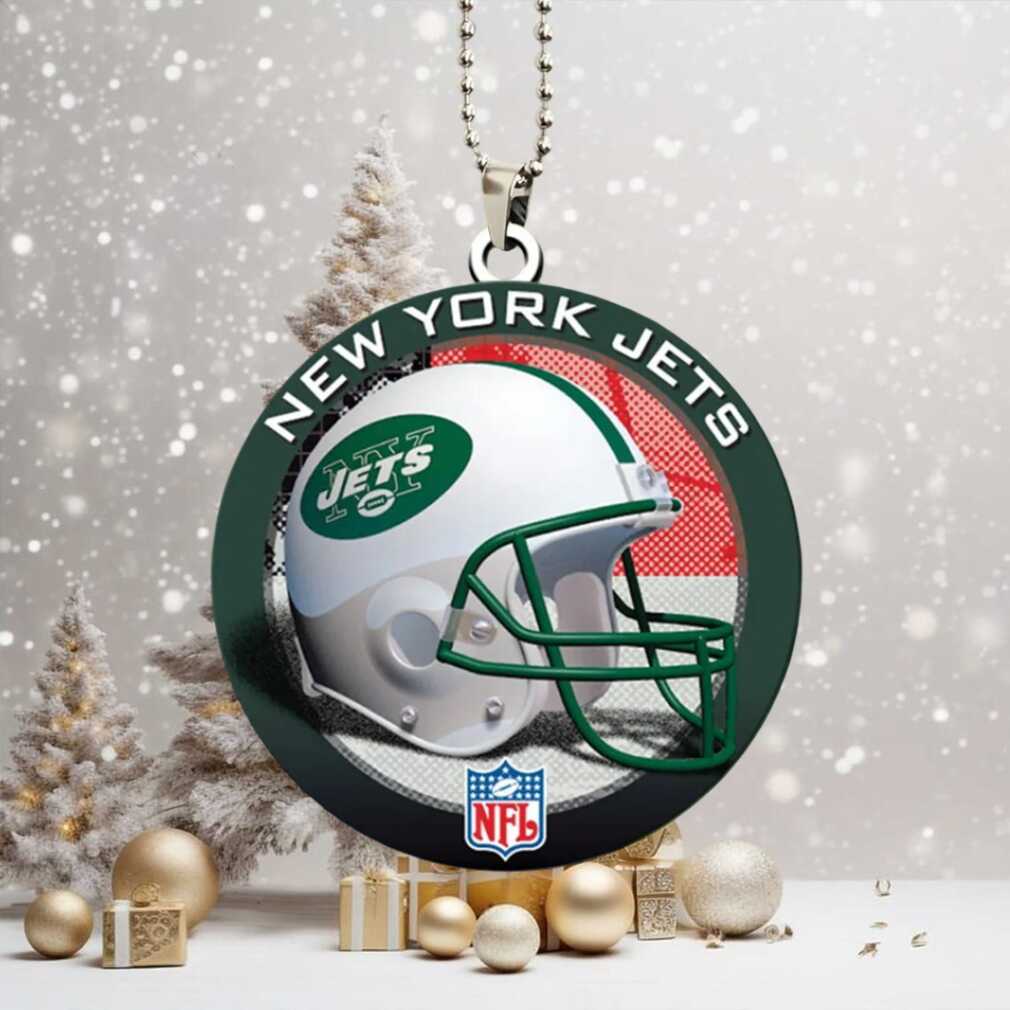 Handcrafted New York Jets Football Helmet Ornament Handcrafted New York Jets Football Helmet Ornament