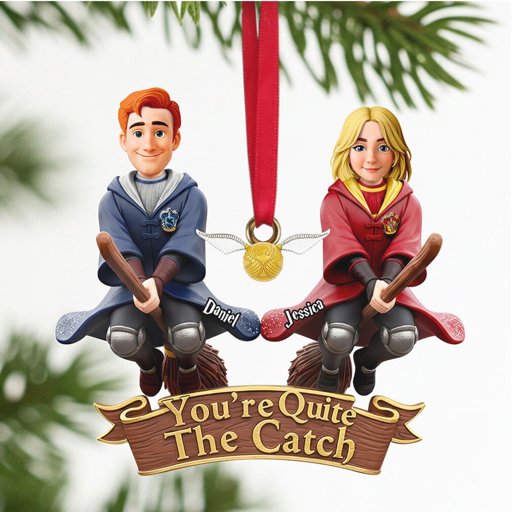 Harry Potter Inspired Couple’s Quidditch Ornament Harry Potter Inspired Couple’s Quidditch Ornament